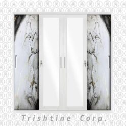 HO-WC-098 | 4 Door steel wardrobe