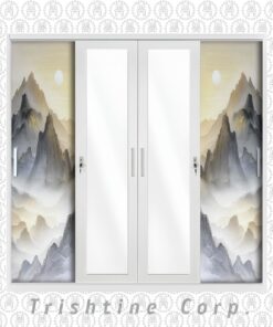HO-WC-099 | 4 Door steel wardrobe