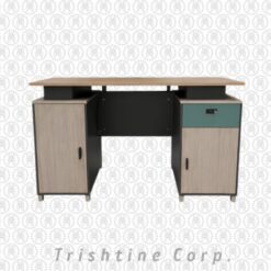 TOFF-157 | Simple Modern Office Table with both side storage