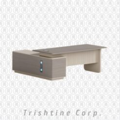 TXT-080 | Modern Executive Office Desk with Built-In Storage